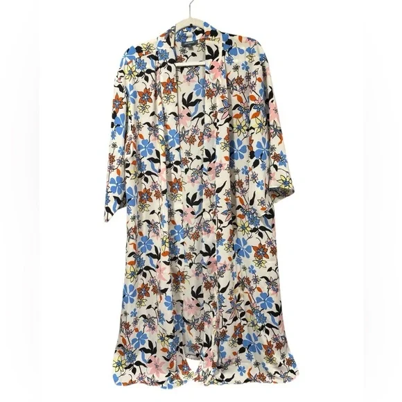 Modcloth floral Kimono size L/XL - Picture 3 of 9